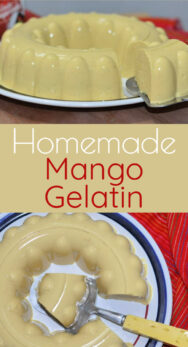 Creamy Mango Gelatin (Gelatina de Mango) - My Latina Table