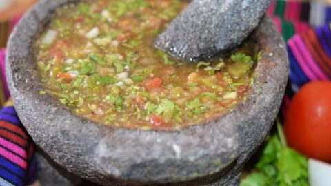 Authentic Molcajete Salsa