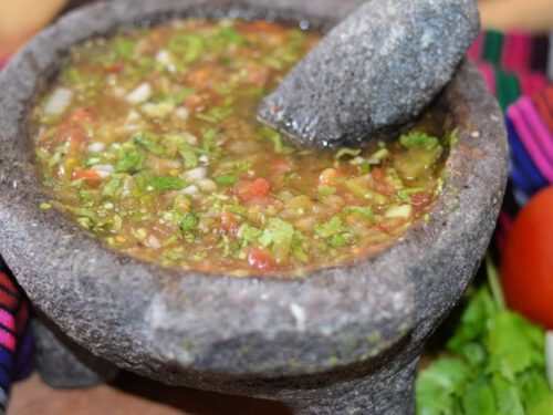 Authentic Molcajete Salsa
