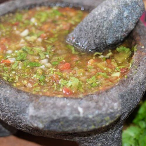 Authentic Molcajete Salsa