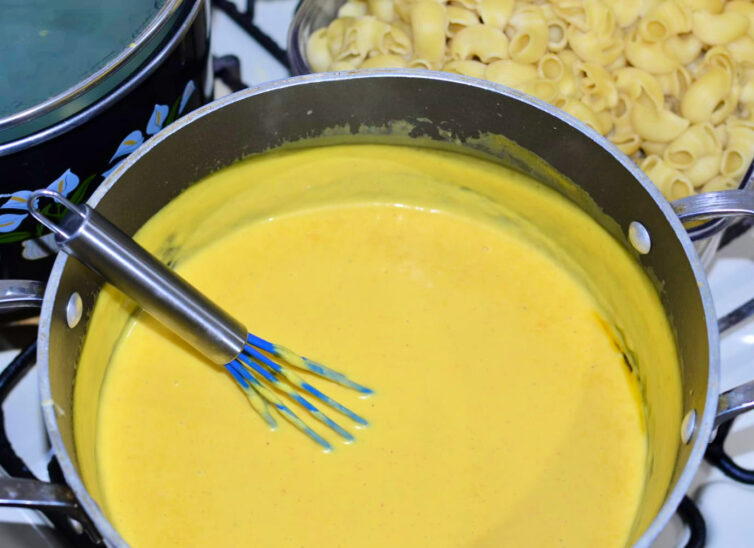 cheesy sauce for mac and cheese