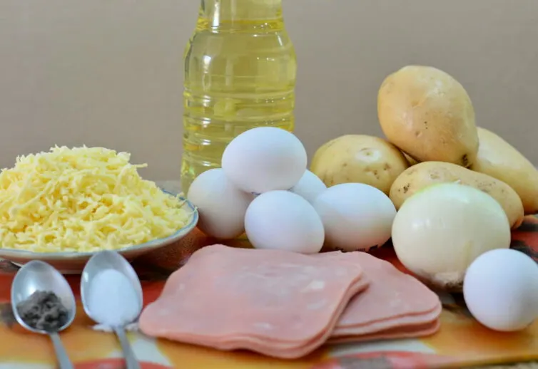 Spanish Omelette Ingredients