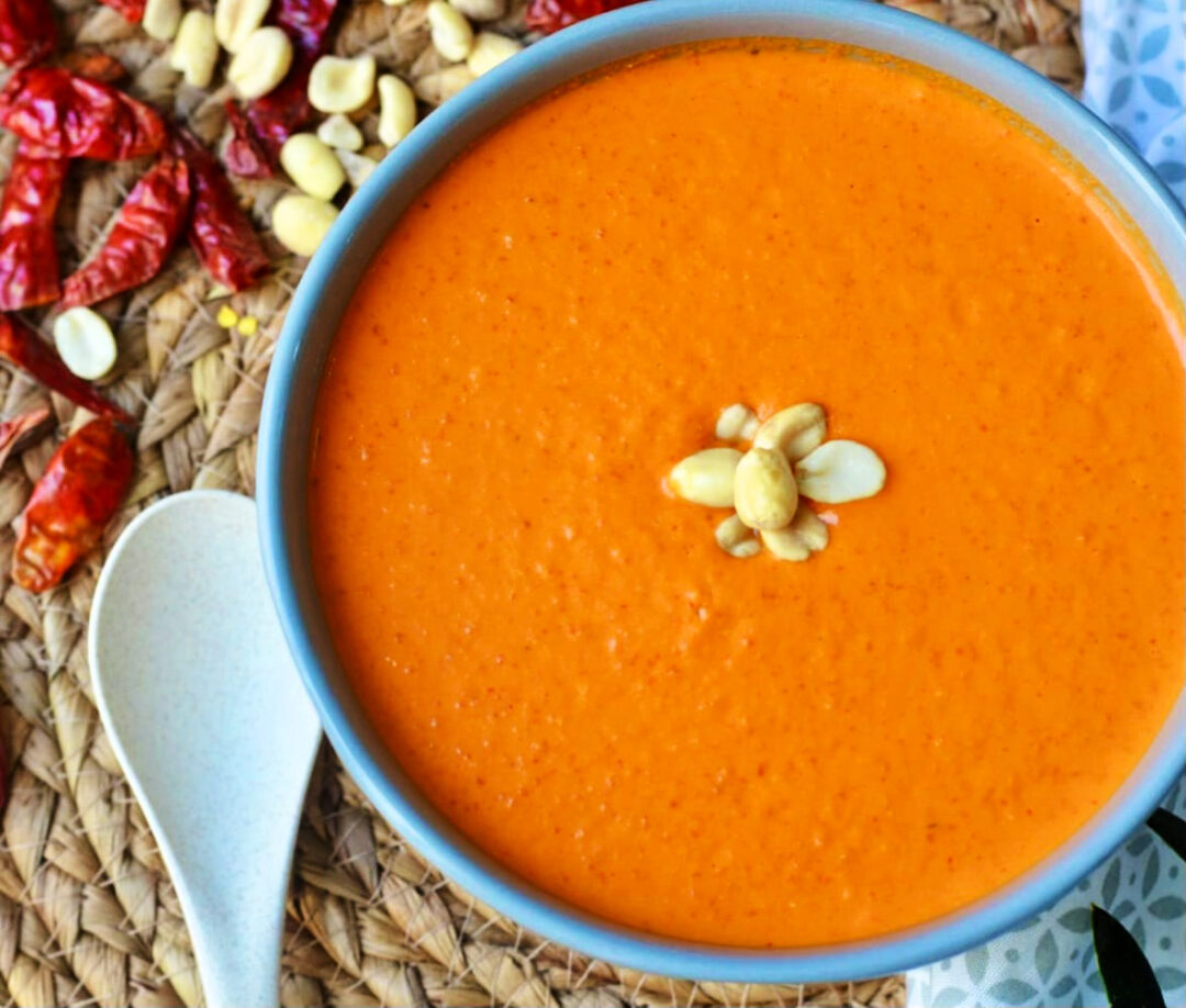 Authentic Salsa de Cacahuate (Mexican Spicy Peanut Salsa)