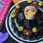 halloween jello for day of the dead or halloween on a plate